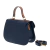 Bolsa Estruturada Mão Couro Azul Nice na internet