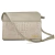 Bolsa Clutch Pequena Couro Off White Eva