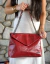 Bolsa Ombro Envelope Couro Cardeal Viena