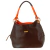 Bolsa Saco Com Divisórias Couro Café Charlotte