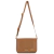 Bolsa Feminina Clutch Pequena Couro Caramelo Alice na internet