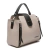 Bolsa Mão Pequena Couro Off White Preto Paola - comprar online