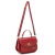 Bolsa Estruturada Mão Couro Vermelho Nice na internet