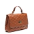 Bolsa Tiracolo Média Couro Terracota Ouro Bruna na internet