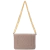Bolsa Clutch Pequena Couro Cinza Lua - loja online