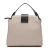 Bolsa Mão Pequena Couro Off White Preto Paola na internet