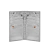 Porta Cartão Feminino Slim Couro Prata - comprar online