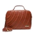 Bolsa Feminina Transversal Matelasse Mão Couro Marrom Luna