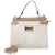Bolsa Tiracolo e Mão Grande Couro Nude Olivia