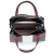 Bolsa Média Couro Preto Vermelho Sophie - Sifra Bolsas e Carteiras de couro legítimo