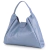 Bolsa Sacola Grande Couro Azul Claro Bárbara - loja online