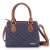 Bolsa Feminina Transversal Tote Matelasse de Couro Azul Mia