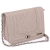 Bolsa Clutch Pequena Couro Cinza Classic Alice - loja online