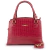 Bolsa Mão Transversal Média Couro Vermelho Madrid