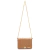 Bolsa Clutch Pequena Couro Caramelo Ouro Lua na internet