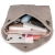 Bolsa Ombro Envelope Couro Cinza Viena - comprar online