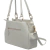 Bolsa de Ombro Média Couro Off White Amélia na internet