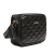 Bolsa Clutch Pequena Couro Preta Ouro Isís na internet