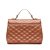 Bolsa Tiracolo Média Couro Terracota Ouro Bruna - Sifra Bolsas e Carteiras de couro legítimo