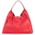 Bolsa Sacola Grande Couro Vermelho Bárbara