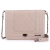 Bolsa Clutch Pequena Couro Cinza Classic Alice