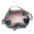 Bolsa Saco Transversal Couro Azul Marinho Lauren - comprar online