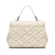 Bolsa Tiracolo Média Couro Off White Onix Bruna - Sifra Bolsas e Carteiras de couro legítimo