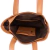 Bolsa Sacola Com Zíper Couro Caramelo Ônix França - loja online