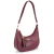 Bolsa Baguete Média Couro Bordo Lorena - loja online