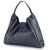 Bolsa Sacola Grande Couro Azul Bárbara - loja online