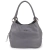 Bolsa Saco Com Divisórias Couro Grafite Charlotte - comprar online