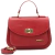 Bolsa Estruturada Mão Couro Vermelho Nice