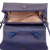 Bolsa Mão Transversal Couro Azul Paris - Sifra Bolsas e Carteiras de couro legítimo