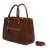 Bolsa Tote Couro Marrom Média Classic Marisa - Sifra Bolsas e Carteiras de couro legítimo