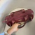 Bolsa Kátia de Ombro no Couro Bordo Croco - Sifra Bolsas e Carteiras de couro legítimo
