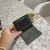 Mini Carteira Porta Cartões Couro Verde Priscila na internet