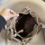 Bolsa Sacola Feminina Couro Cinza Clarisse - loja online