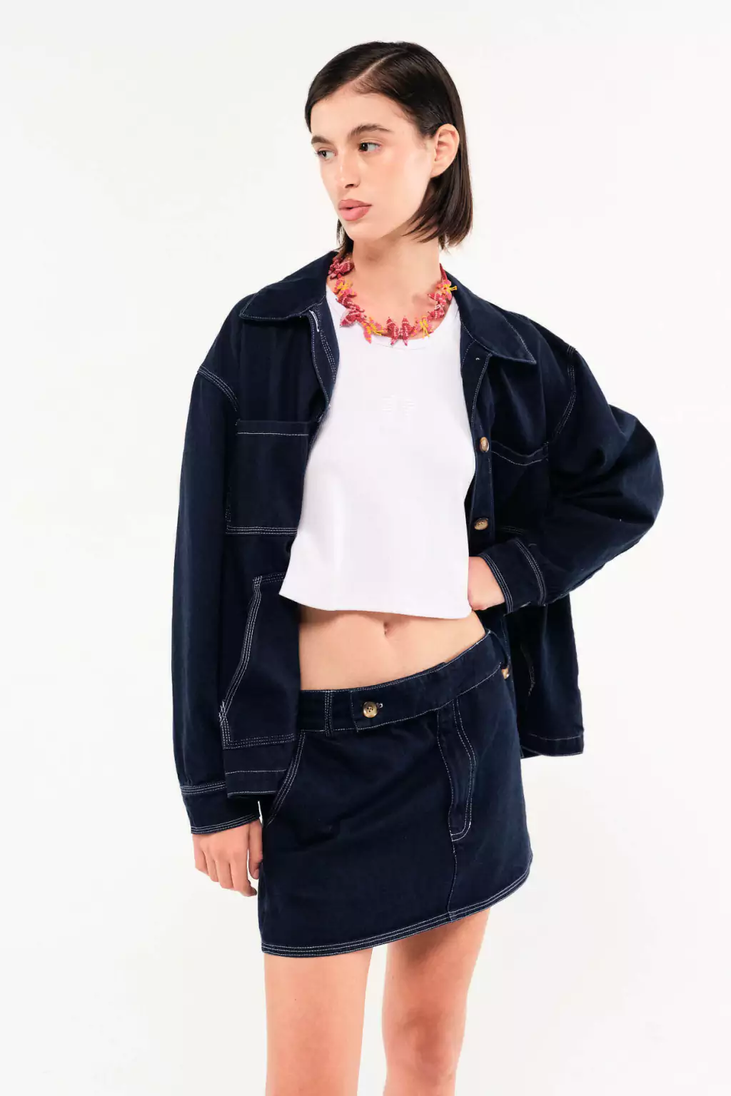 Falda Indigo