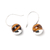 Brinco Olho de Tigre Natural Prata 950 - comprar online