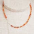 Colar Pedra Cornalina Prata 925 - comprar online