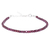 Pulseira Cubo Granada Rodolita Prata 925