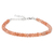 Pulseira Pedra do Sol Natural Verdadeira Prata 925