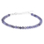 Pulseira Pedra Iolita Natural Prata 925