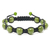 Pulseira Shambala Jade Nefrita Pedra Natural