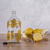 BOTELLA FRASCO GIRASOLES