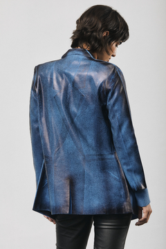 BLAZER FOIL - VTE AZUL - ANONIMAS 