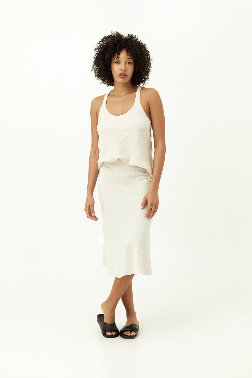 MUSCULOSA CHAMBRAY - CRUDO