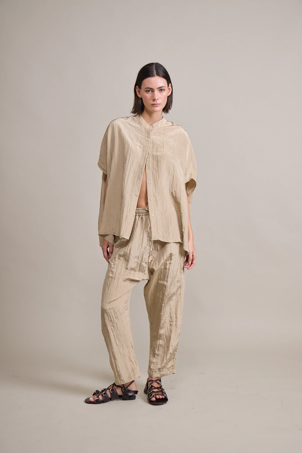 CAMISA ROSE - BEIGE