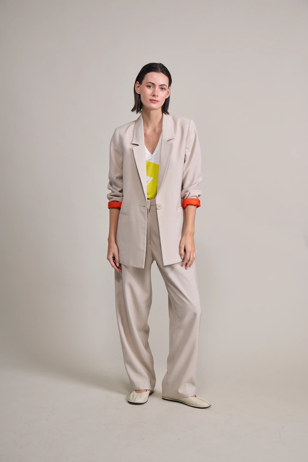PANTALON TRAJE - CEMENTO