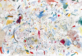 Maria Marta Fasoli. Sin Título, 132 x 186 cm.